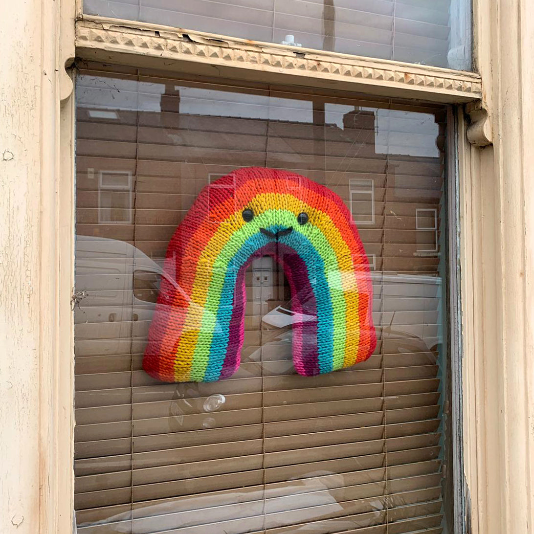 Giant Rainbow - FREE Knitting Pattern