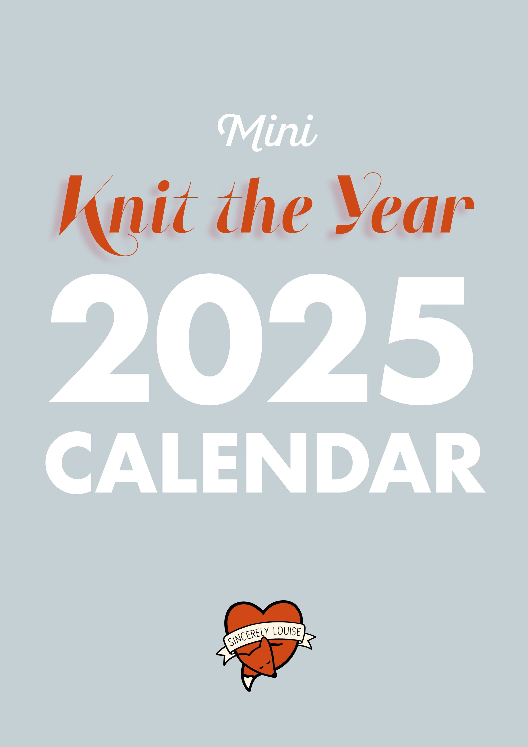 Knit the Year 2025 Calendar - SOLD OUT