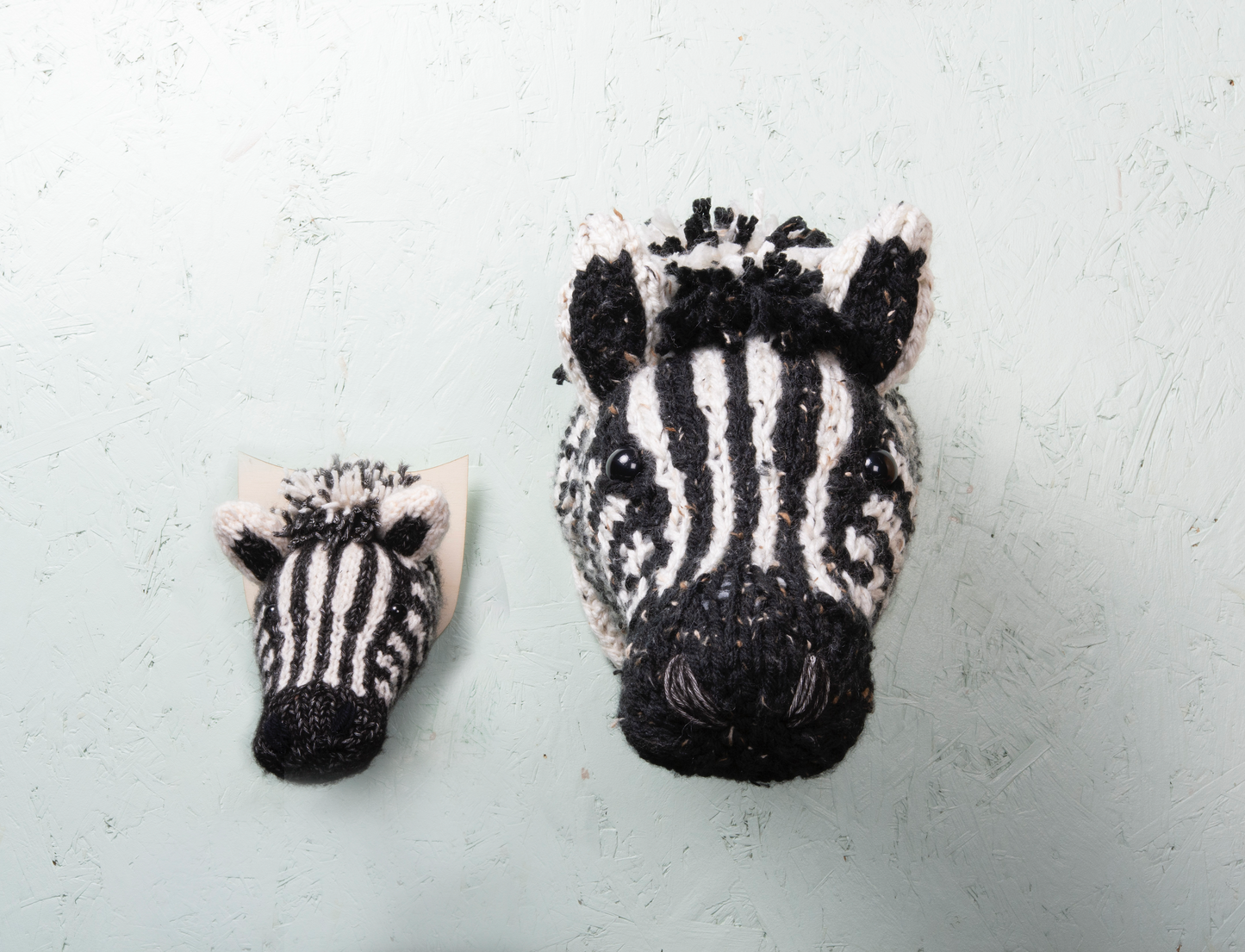 Zebra Head Knitting Kit