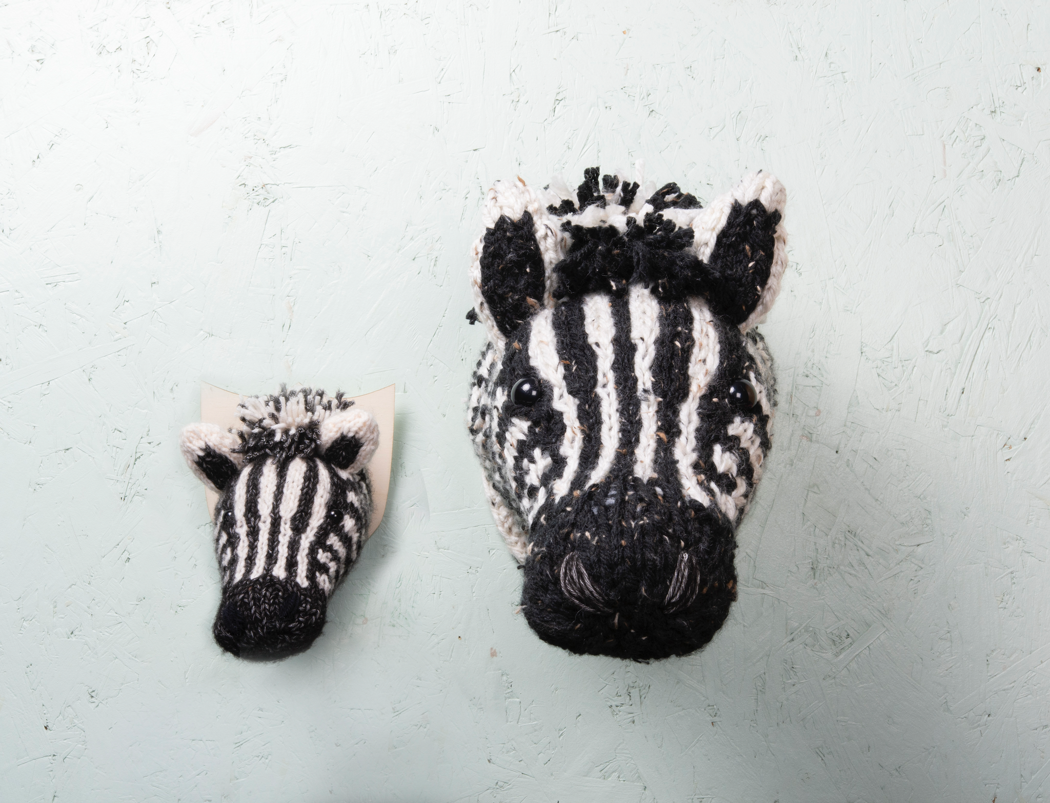 Zebra Head Knitting Kit