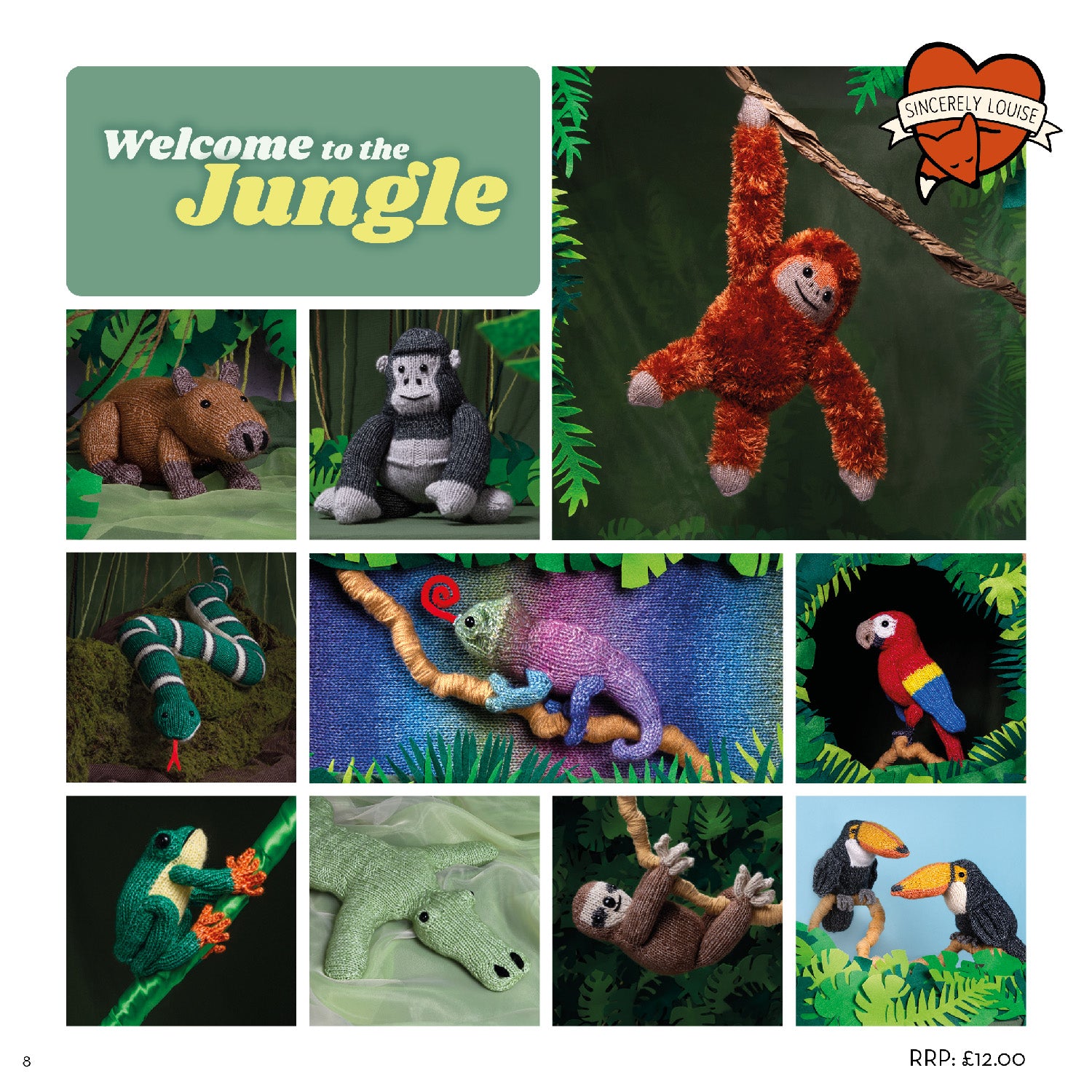 PRE-ORDER Welcome to the Jungle - Knitting Pattern Booklet