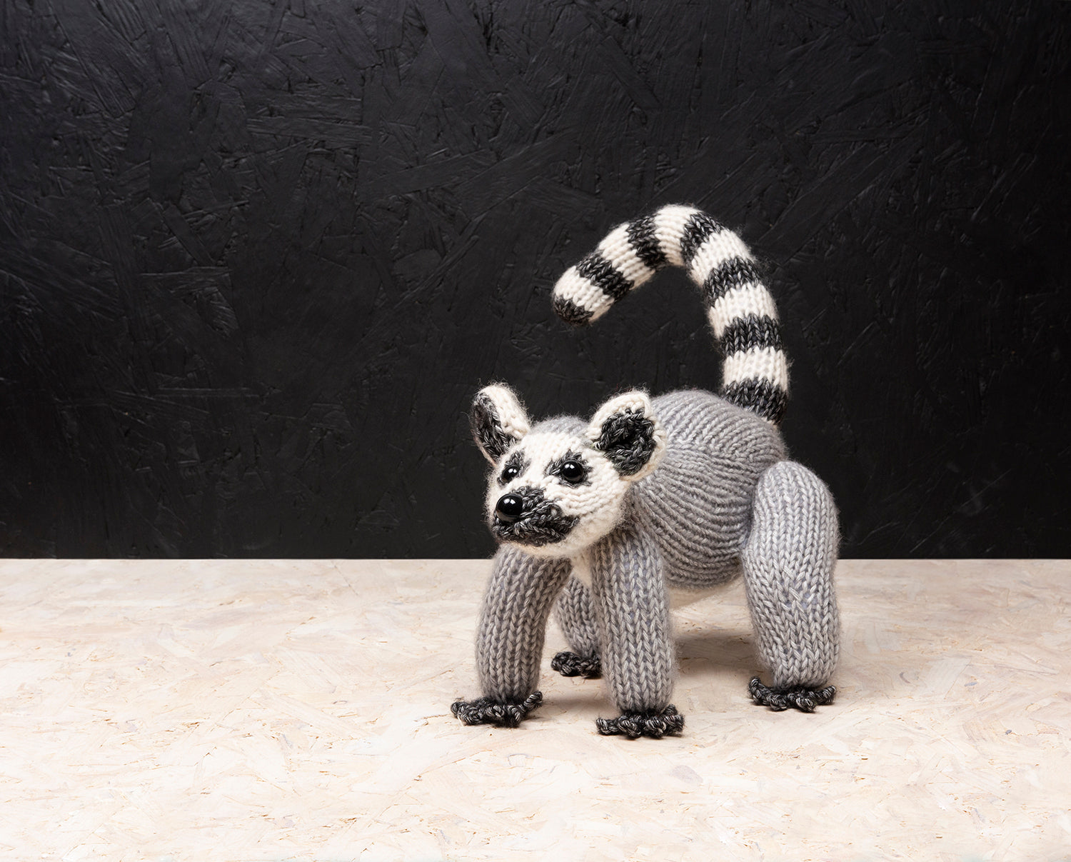 Alicia the Lemur - Knitting Kit