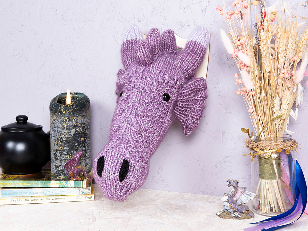 Mini Dragon Head Knitting Kit