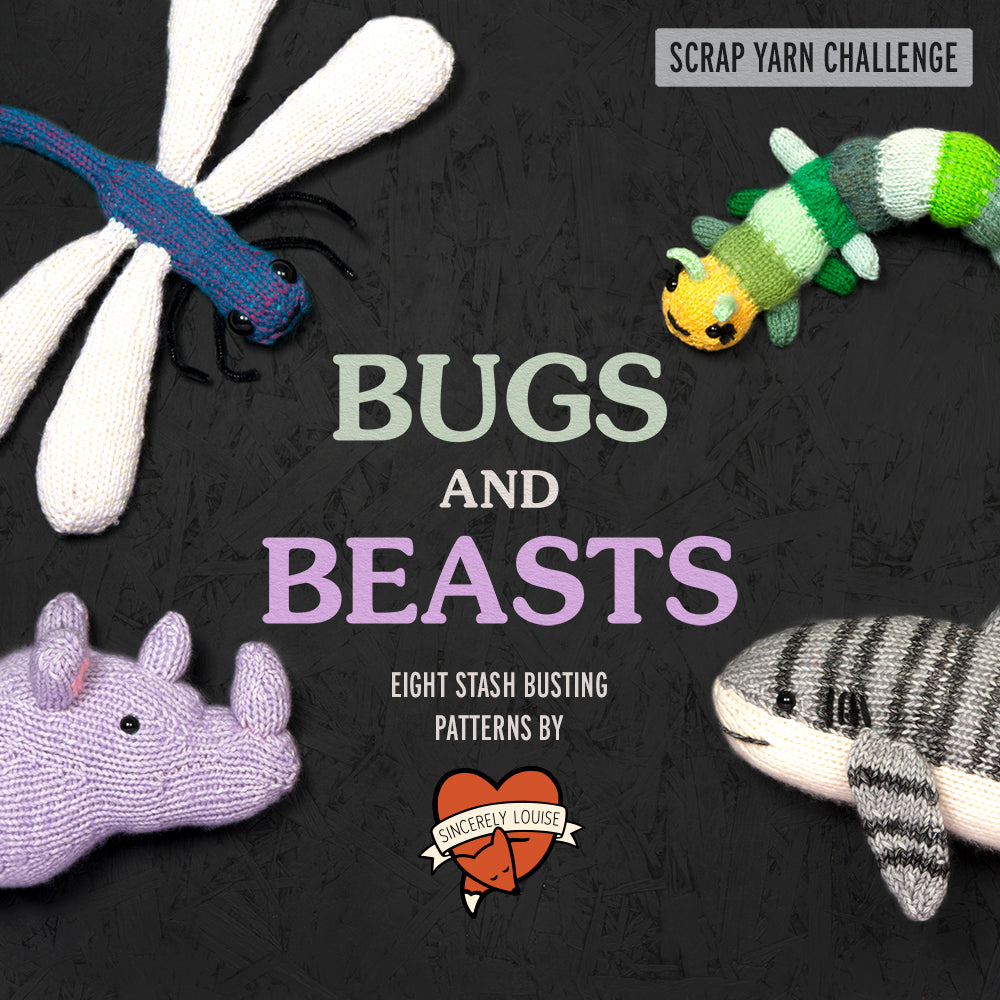 Scrap Yarn Challenge: Bugs and Beasts