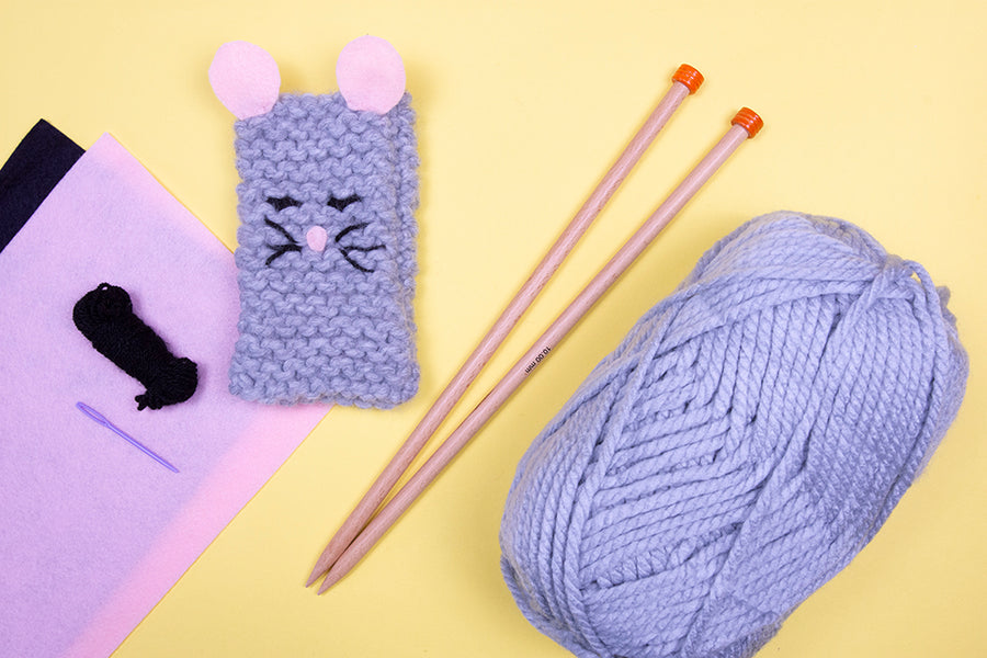 Project 1 Phone Cosy Kit - First Time Knits (5386501456029)