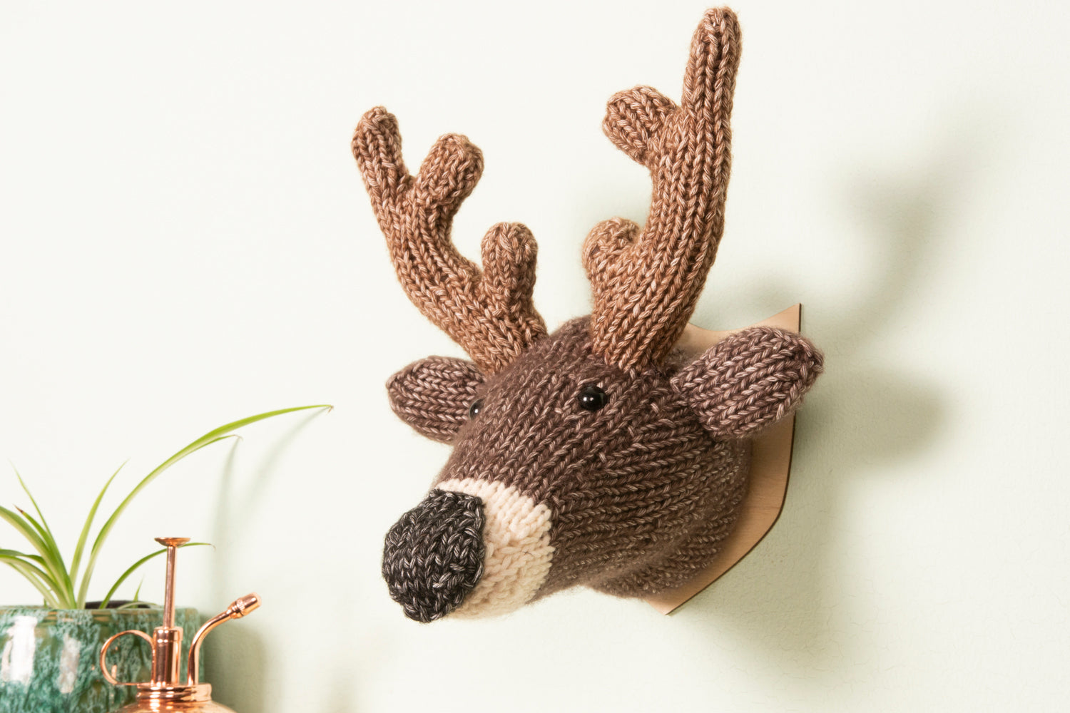 Mini Deer Head Knitting Kit (5889303380125)