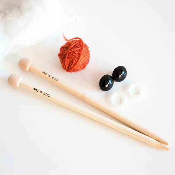 Giant Fox Head Knitting Kit (4508546203780)