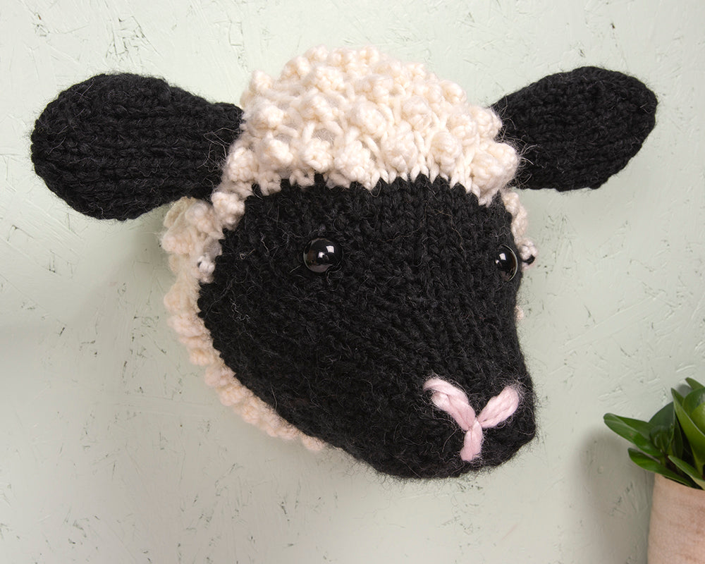 Giant Shropshire Sheep Head Knitting Kit