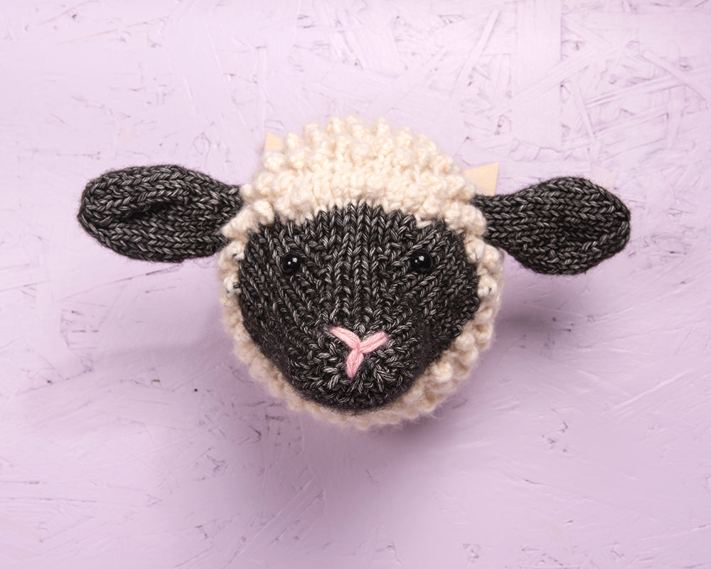 Mini Shropshire Sheep Head Knitting Kit