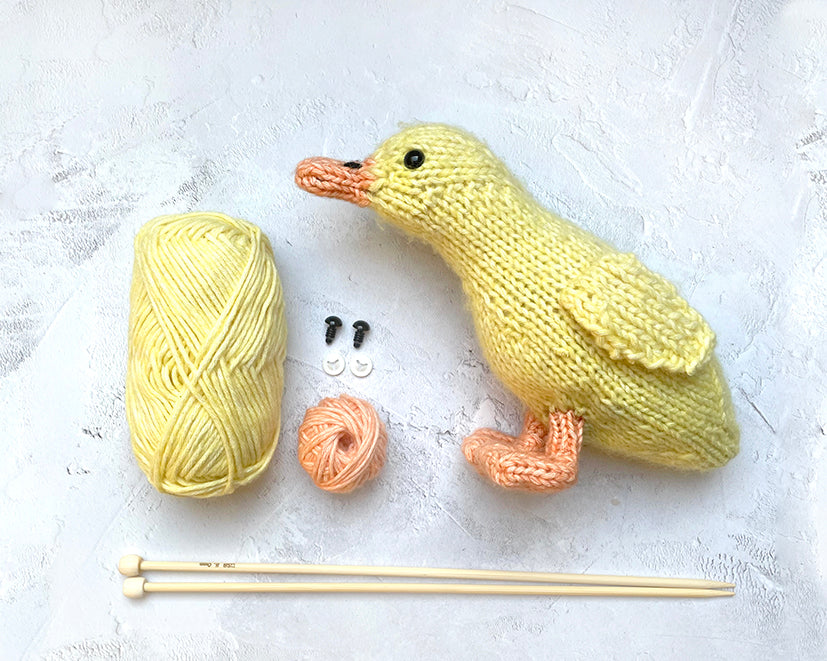 Duckling Knitting Kit