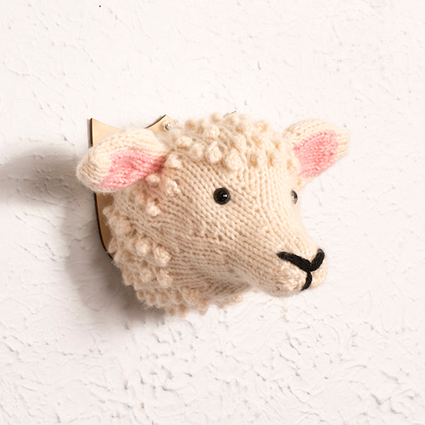 Mini Sheep Head Knitting Kit