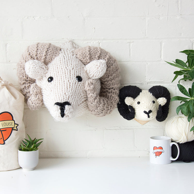 Mini Ram Head Knitting Kit (4578787524740)
