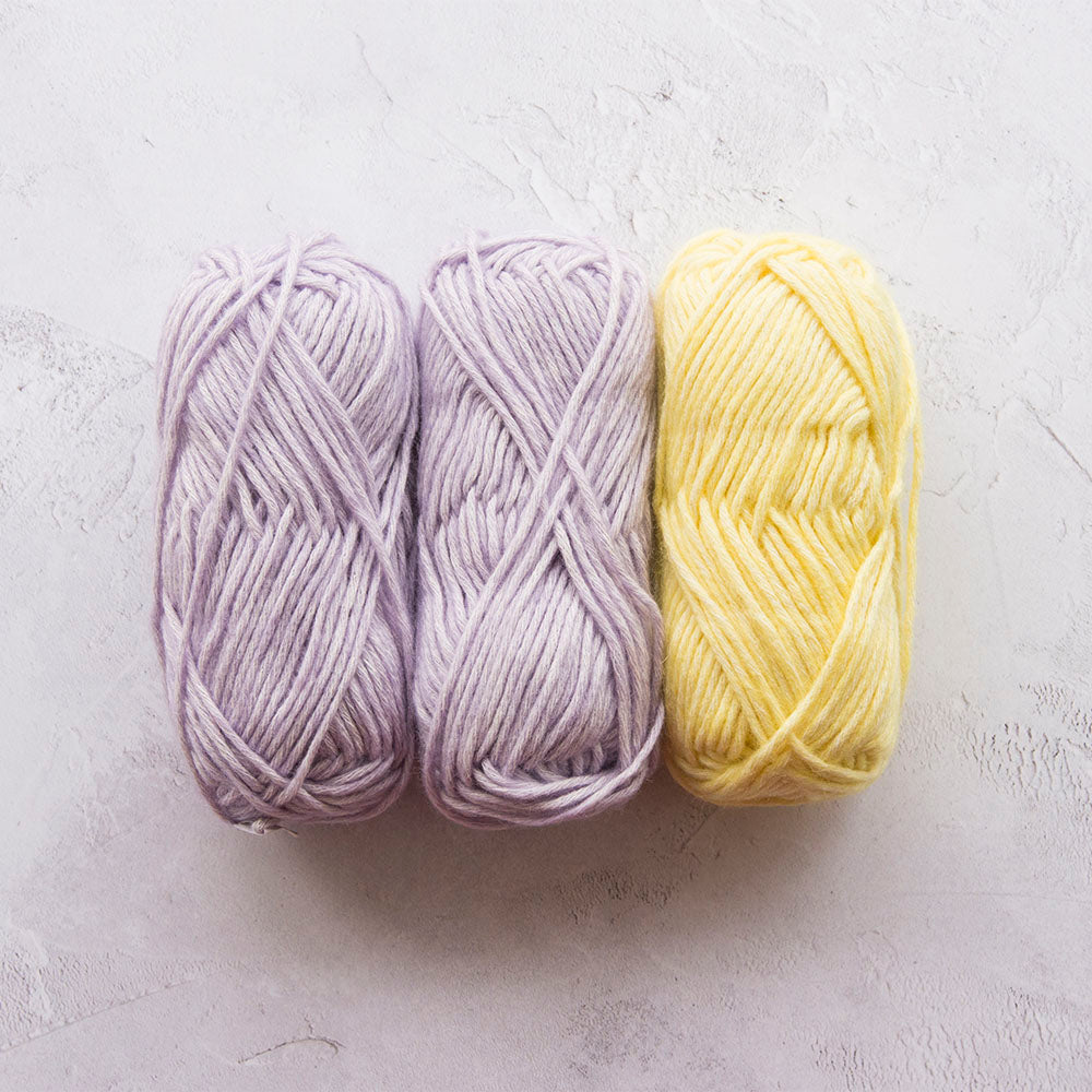 Mini Triceratops Head Knitting Kit