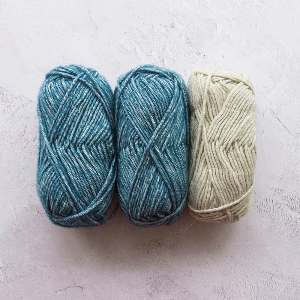 Mini Triceratops Head Knitting Kit