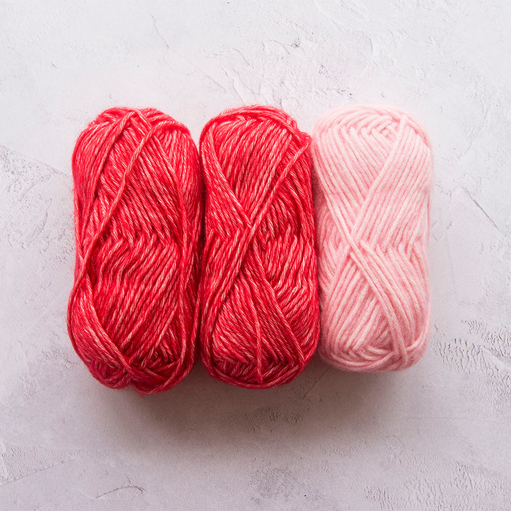 Mini Triceratops Head Knitting Kit