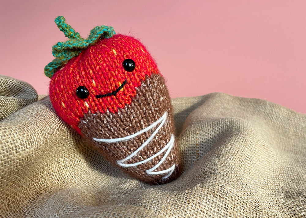 Strawberry knitting pattern