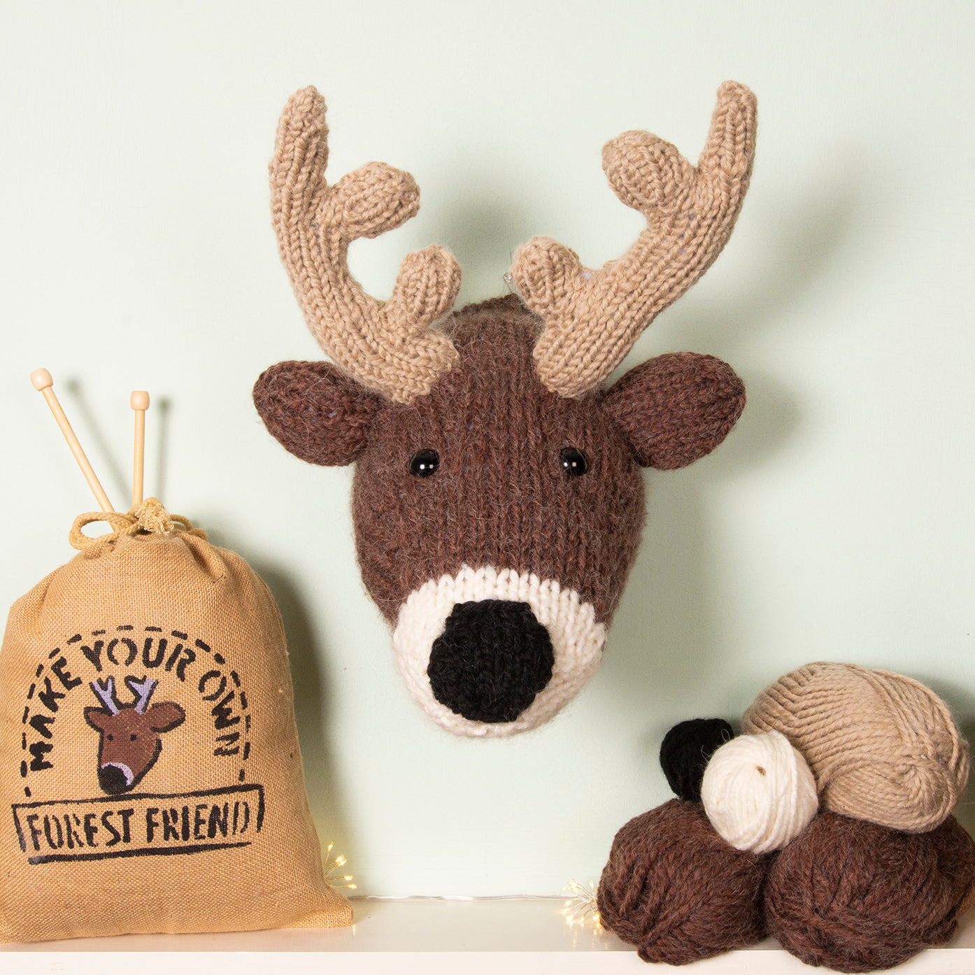 Giant Deer Head Knitting Kit (5889288241309)