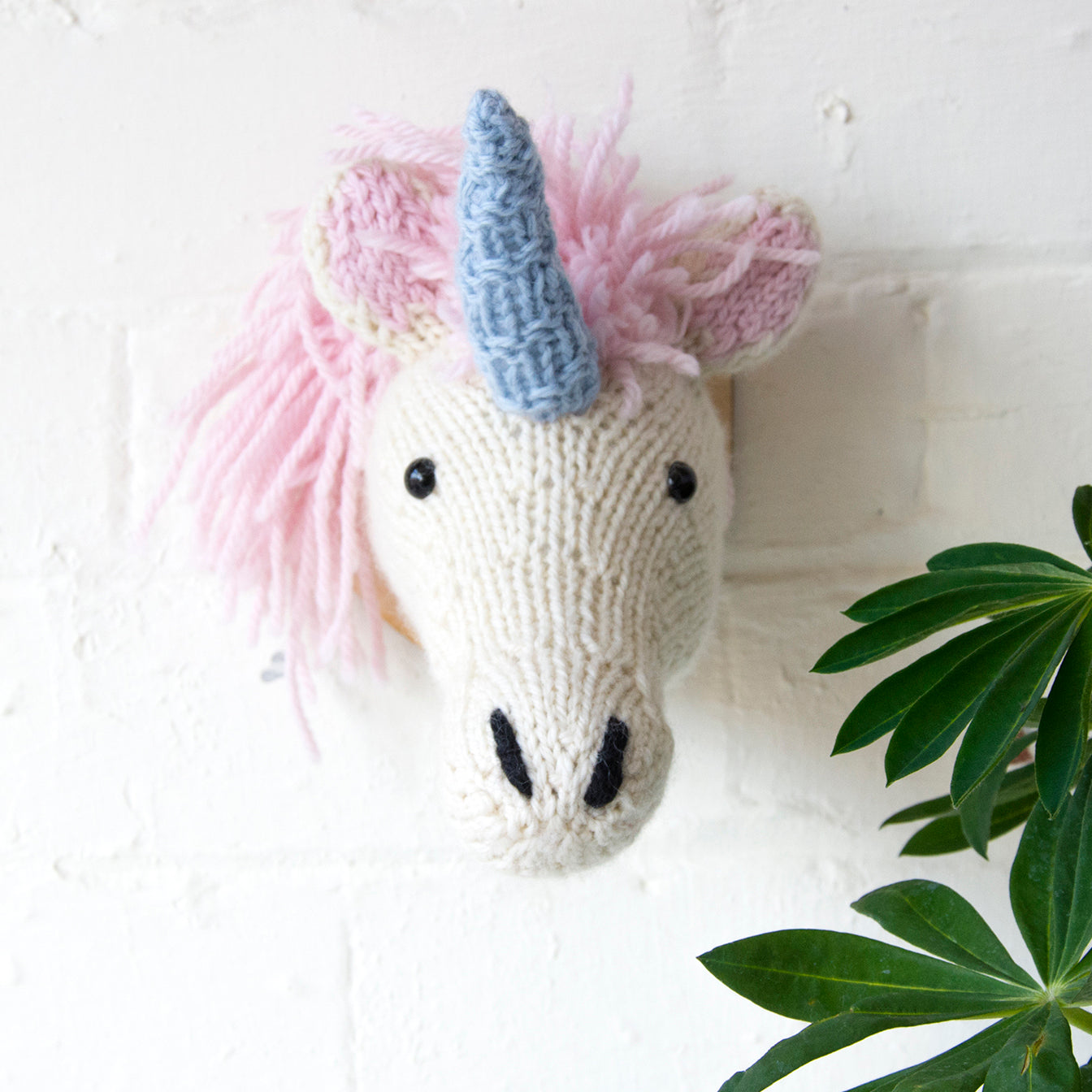 Mini Unicorn Head Knitting Kit (4571982233732)