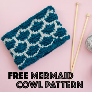 Mermaid Cowl - Free Knitting Pattern