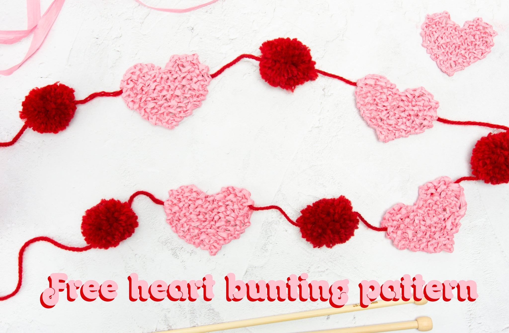 Free Heart Bunting Pattern
