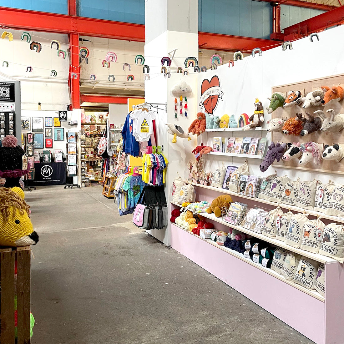 Free Pride Rainbow Bunting Knitting Pattern