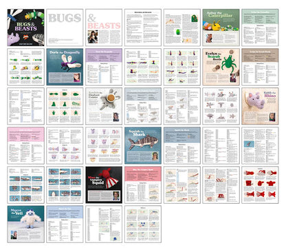 Scrap Yarn Challenge: Bugs and Beasts