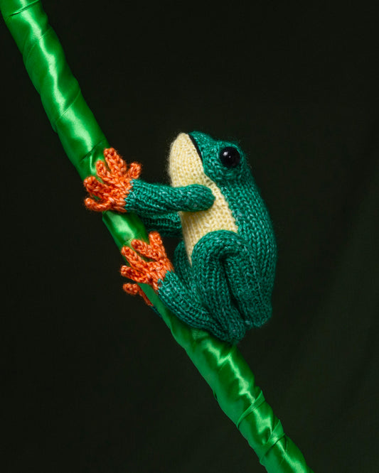 Tree Frog Knitting Kit