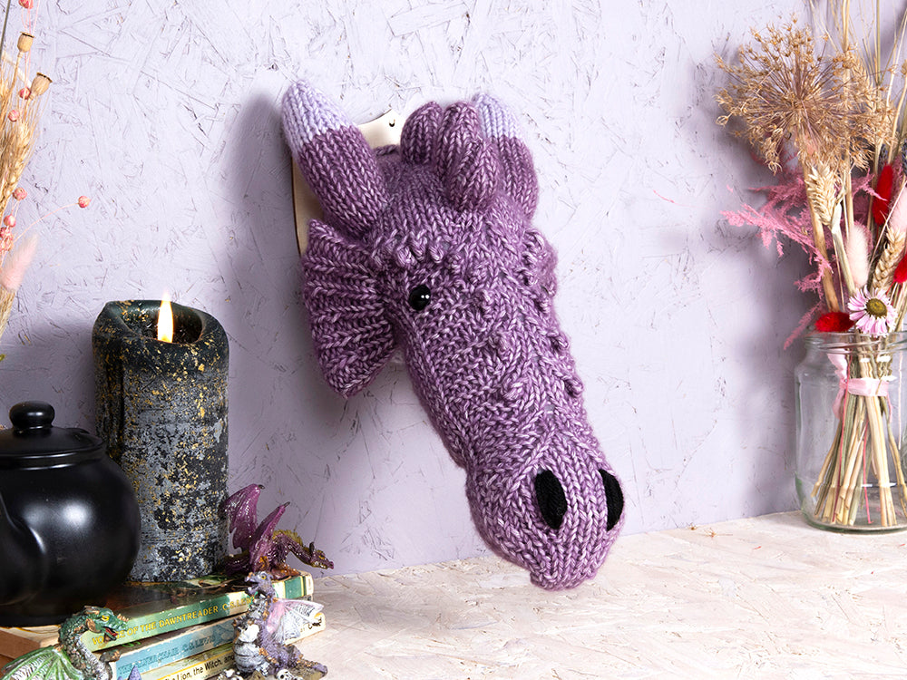 Mini Dragon Head Knitting Kit