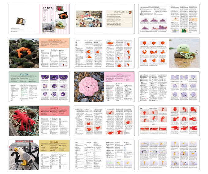 Beside The Seaside - Knitting Pattern Booklet