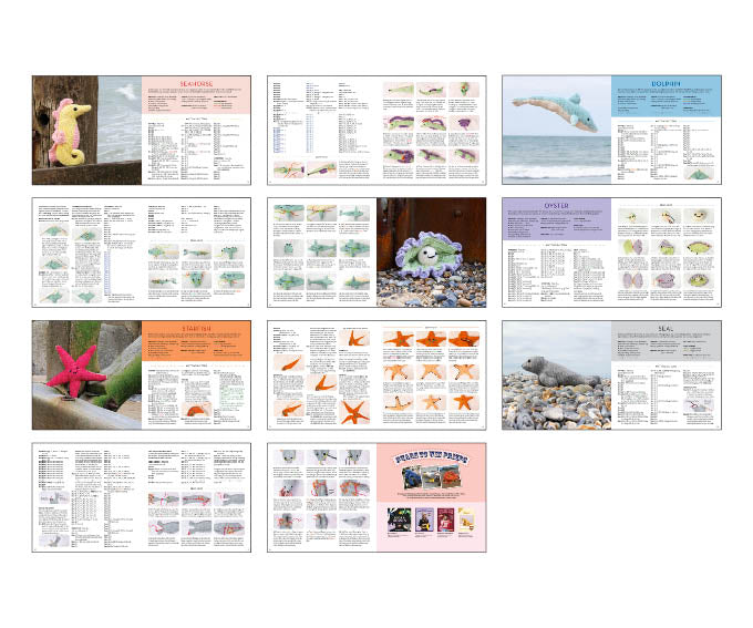 Beside The Seaside - Knitting Pattern Booklet