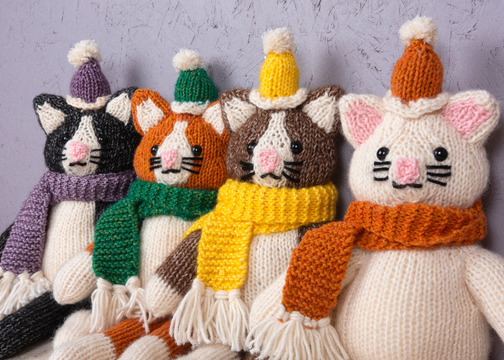 Knit Your Own Cat in a Woolly Hat – Sincerely Louise Store