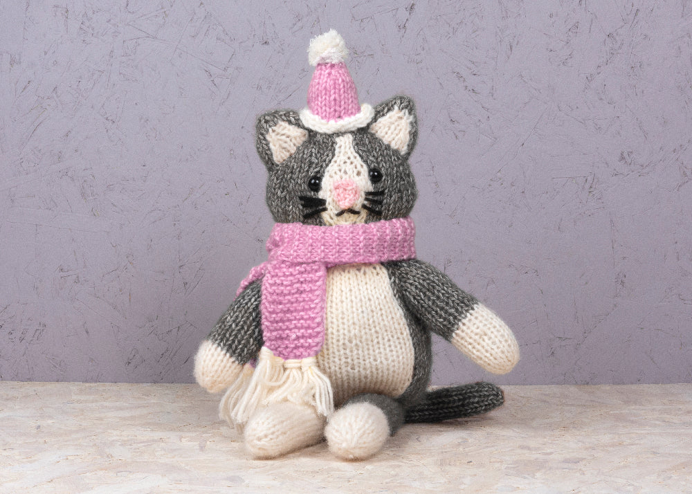 Earl the Grey Cat - Knitting Kit