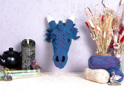 Mini Dragon Head Knitting Kit