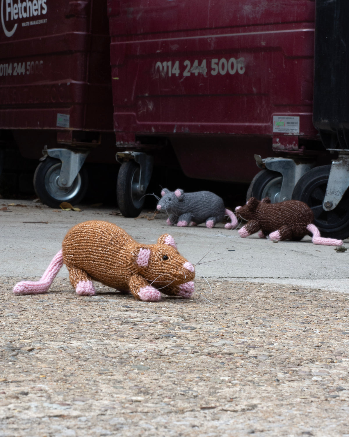 Rat Knitting Kit - SHIPPING TIME 3-5 DAYS