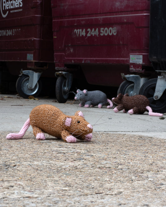 Rat Knitting Kit - SHIPPING TIME 3-5 DAYS