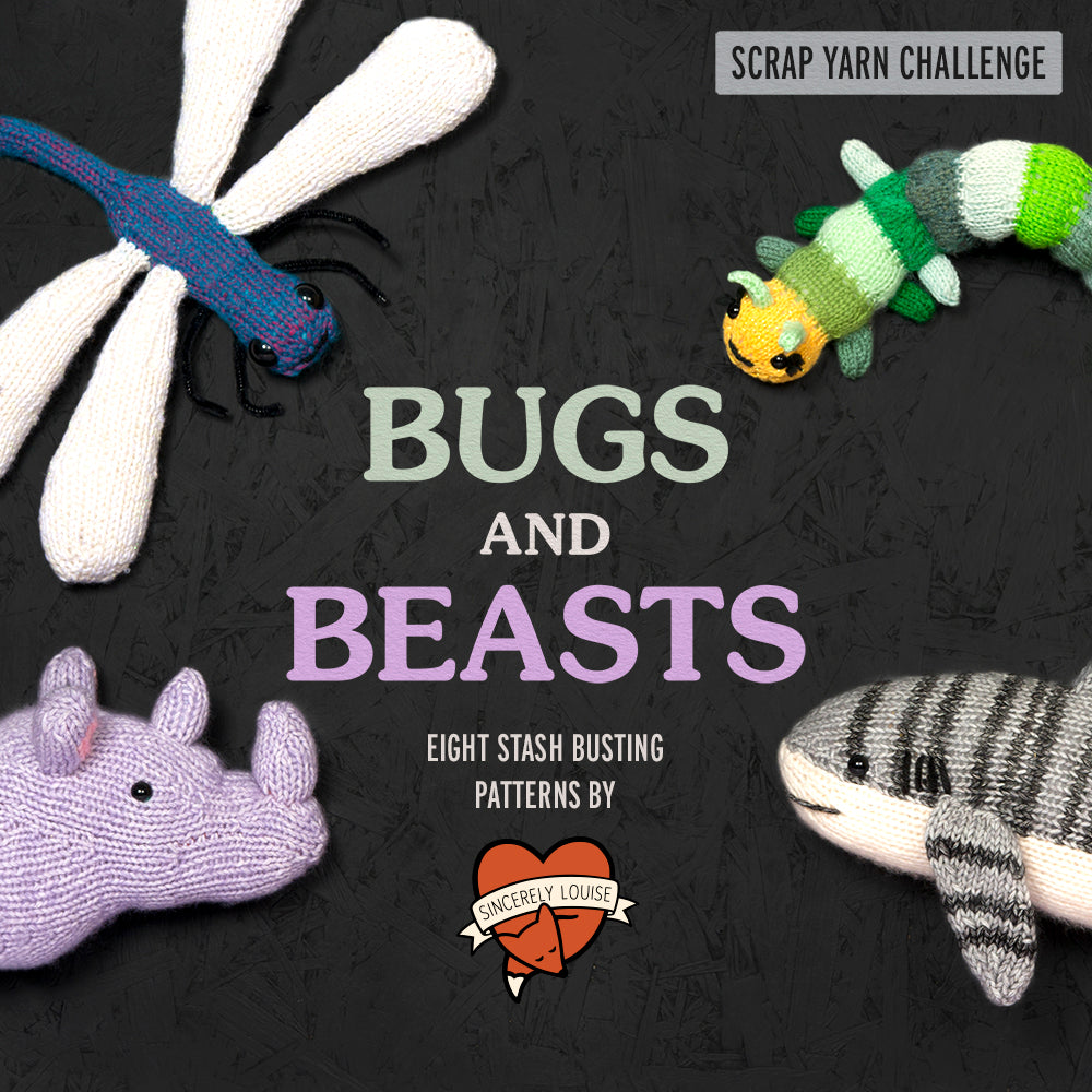 Scrap Yarn Challenge: Bugs and Beasts