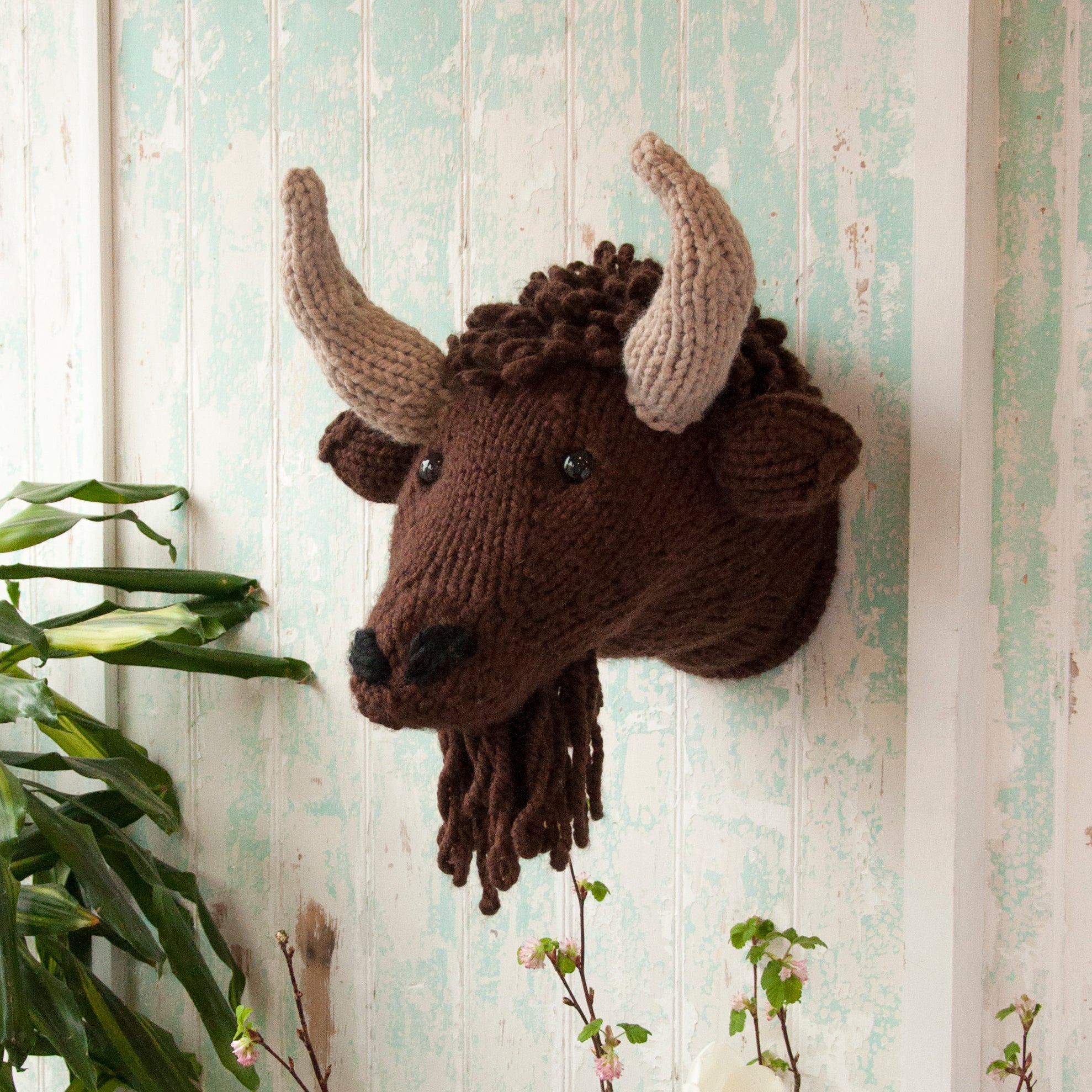 Giant Bison Head Knitting Kit (4571923644548)