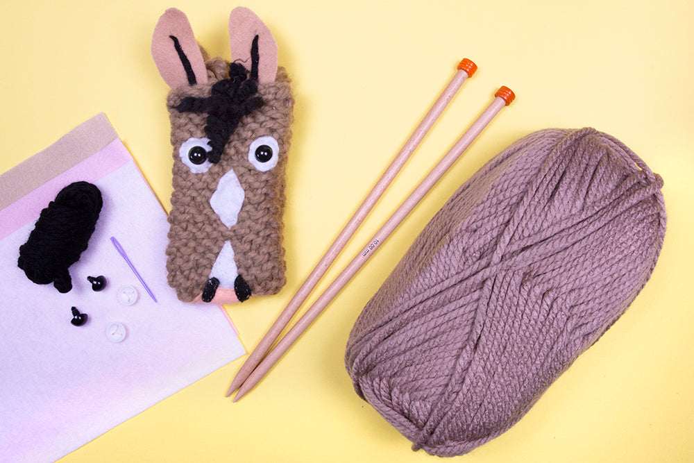 Project 1 Phone Cosy Kit - First Time Knits (5386501456029)