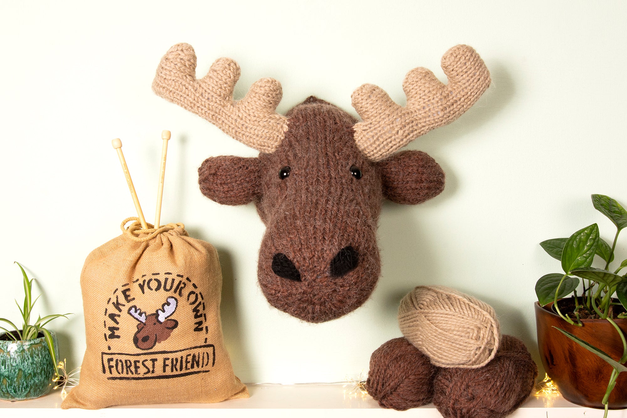 Giant Moose Head Knitting Kit (5889275855005)