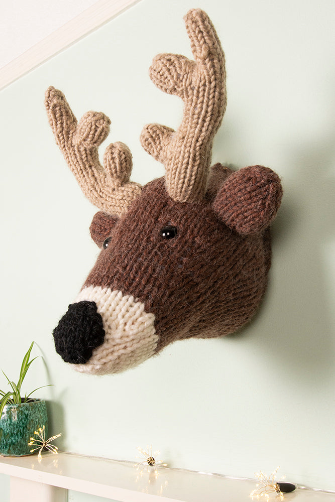 Giant Deer Head Knitting Kit (5889288241309)
