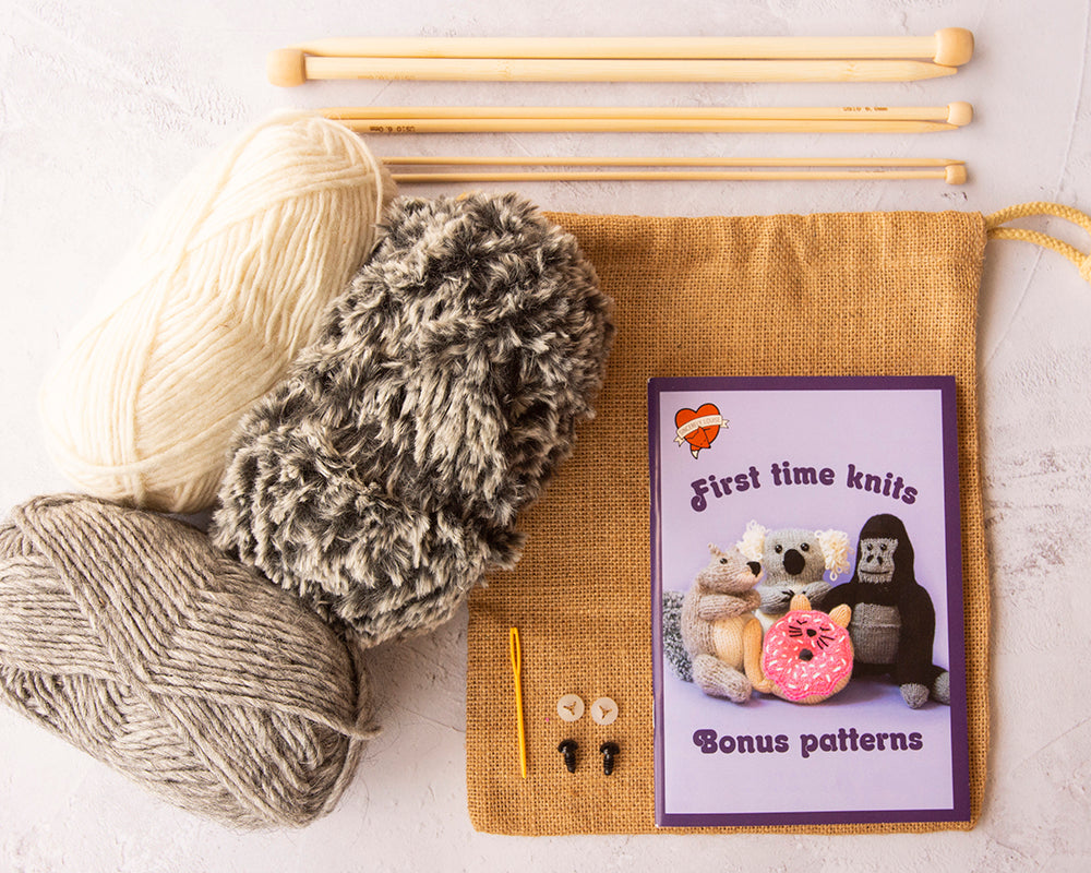 Squirrel Knitting Kit