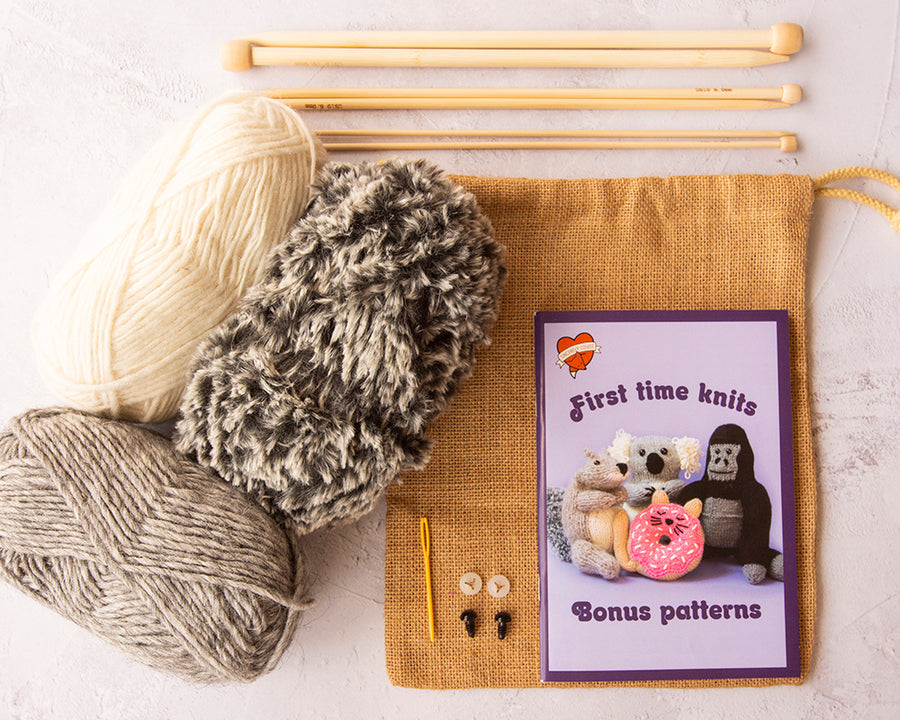 Squirrel Knitting Kit