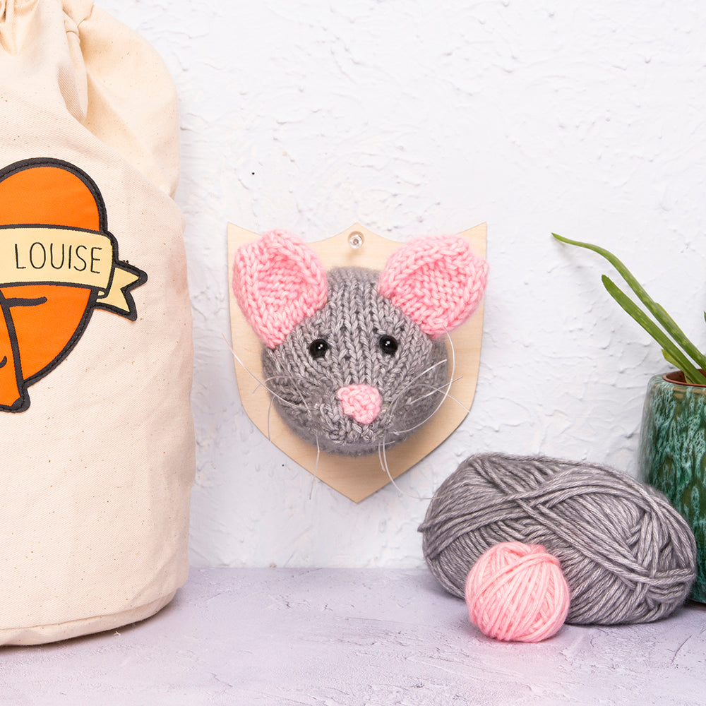 Mini Mouse Head Knitting Kit
