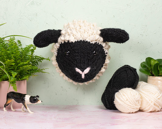 Giant Shropshire Sheep Head Knitting Kit