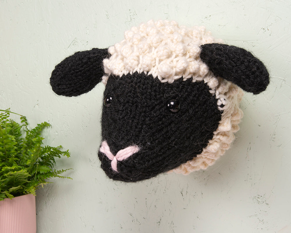 Giant Shropshire Sheep Head Knitting Kit