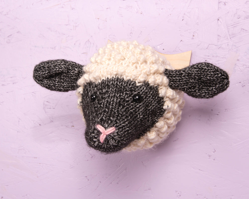 Mini Shropshire Sheep Head Knitting Kit