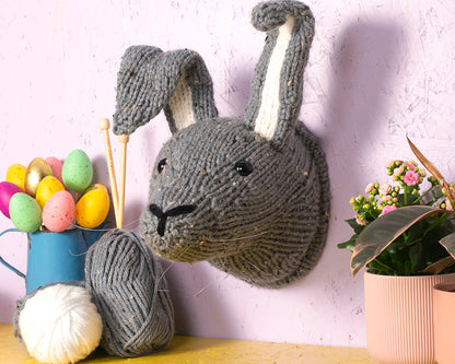 Giant Hare Head Knitting Kit