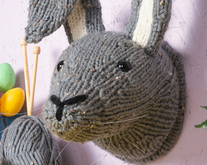 Giant Hare Head Knitting Kit