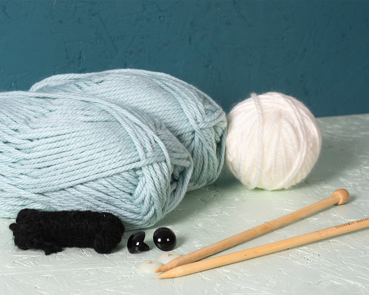 Zoe the Narwhal Knitting Kit - Giant