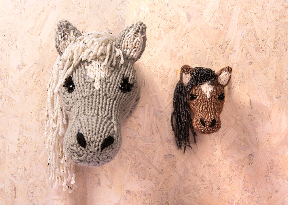 Horse Head Knitting Kit